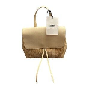 Mansur Gavriel Soft Lady Leather Shoulder Bag Color NATURAL AVORIO $695 New